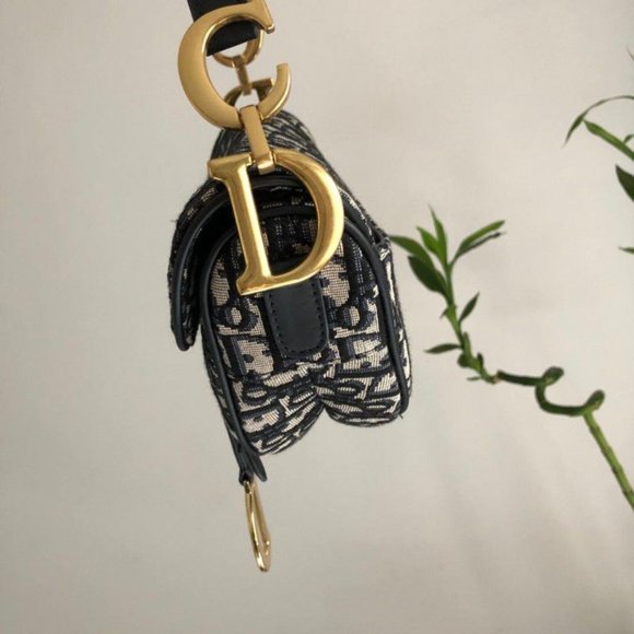 Dior Saddle Bag Large Blue - Picture 6 of 11